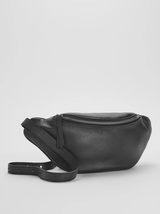Textured Italian Leather Belt Bag - Eileen Fisher Outlet