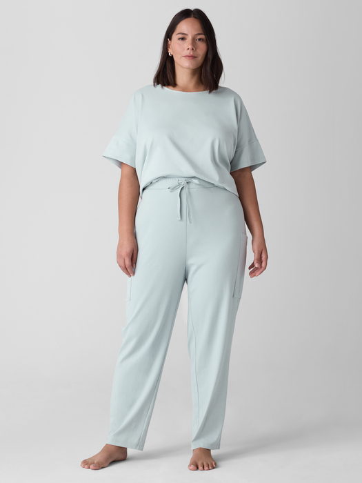 Organic Cotton Interlock Slouchy Sleep Pant - Eileen Fisher Outlet