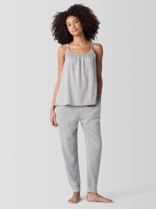 Mélange Organic Cotton Waffle Jogger Sleep Pant - Eileen Fisher Outlet