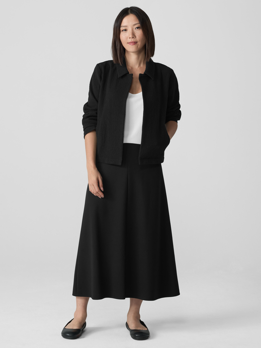 Organic Cotton Tweed Classic Collar Jacket - Eileen Fisher Outlet