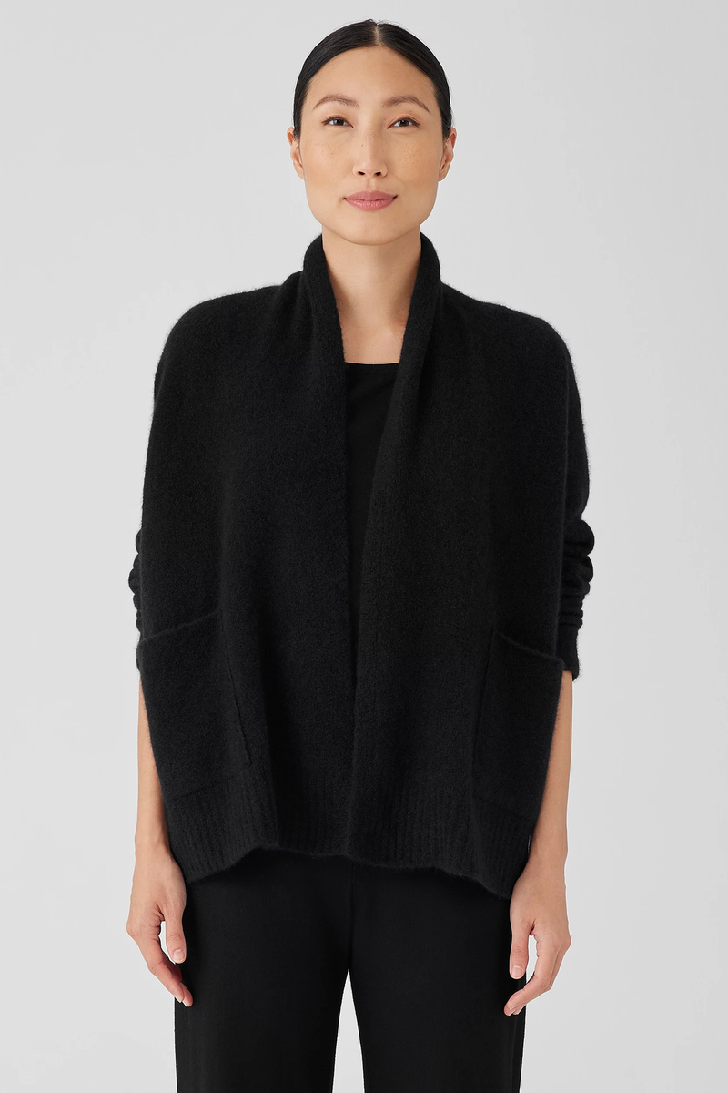Cashmere Silk Bliss Turtleneck Box-Top - Eileen Fisher Outlet