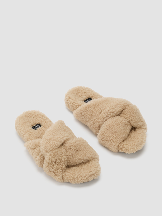 Dello Shearling Slide Sandal - Eileen Fisher Outlet