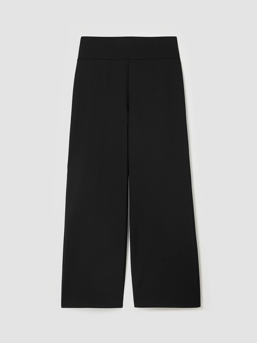 Washable Flex Ponte Wide-Leg Pant - Eileen Fisher Outlet