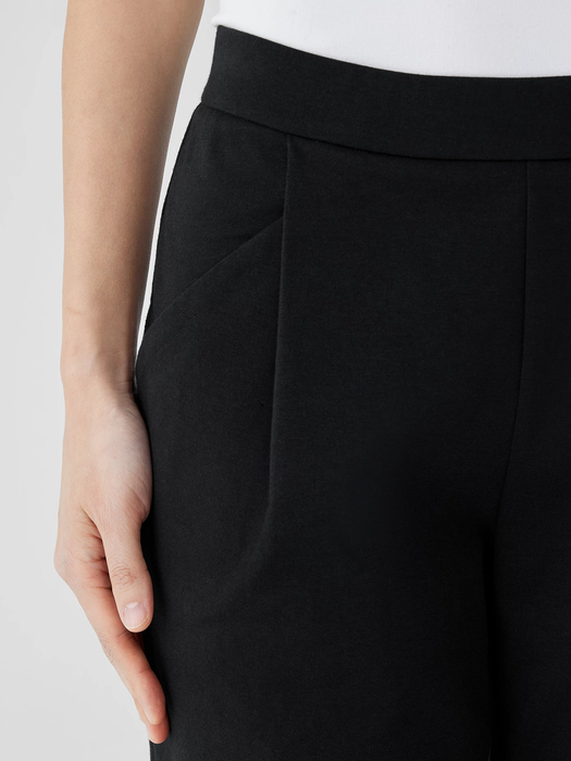 Cotton Blend Ponte Carrot Pant - Eileen Fisher Outlet