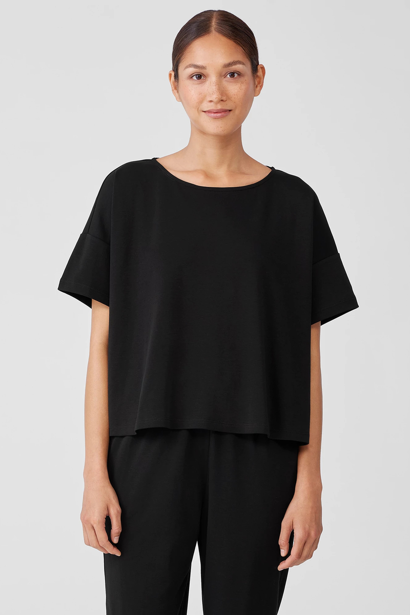 Organic Cotton Interlock Sleep Tee - Eileen Fisher Outlet