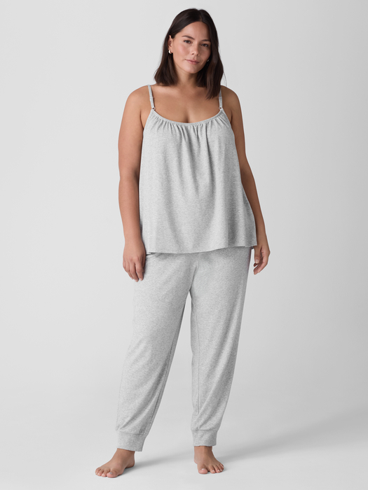 Mélange Organic Cotton Interlock Sleep Cami - Eileen Fisher Outlet