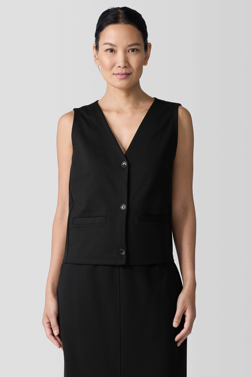 Fine Merino Poncho in Regenerative Wool - Eileen Fisher Outlet