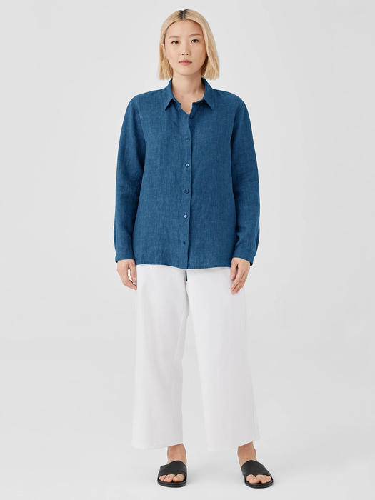 Cotton Blend Ponte Wide-Leg Pant - Eileen Fisher Outlet