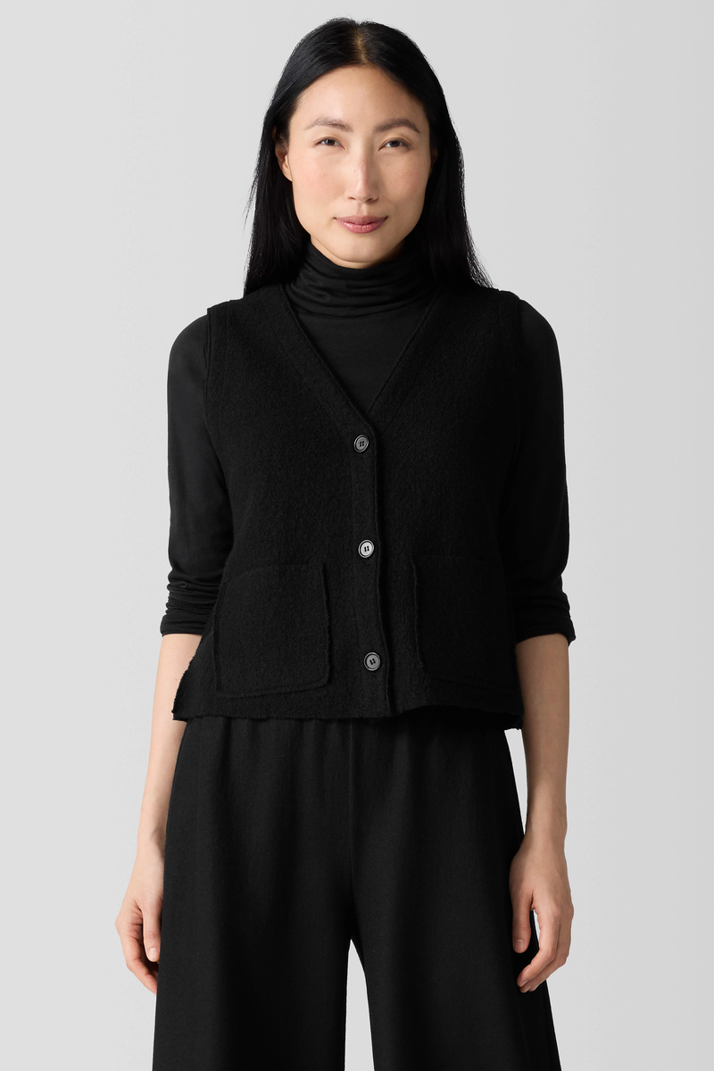 Wool Twill Graph Serape - Eileen Fisher Outlet