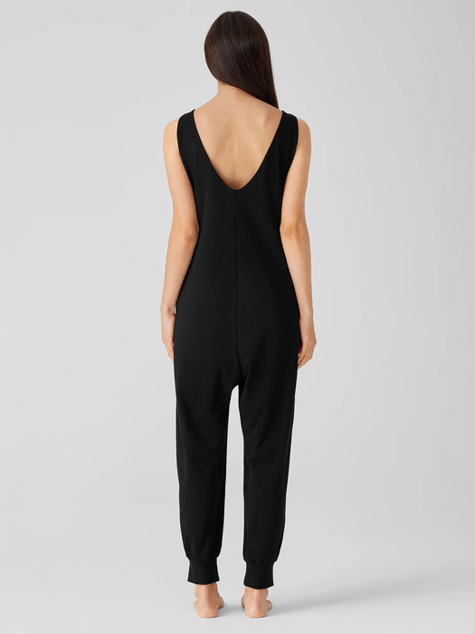Organic Cotton Interlock Sleep Jumpsuit - Eileen Fisher Outlet