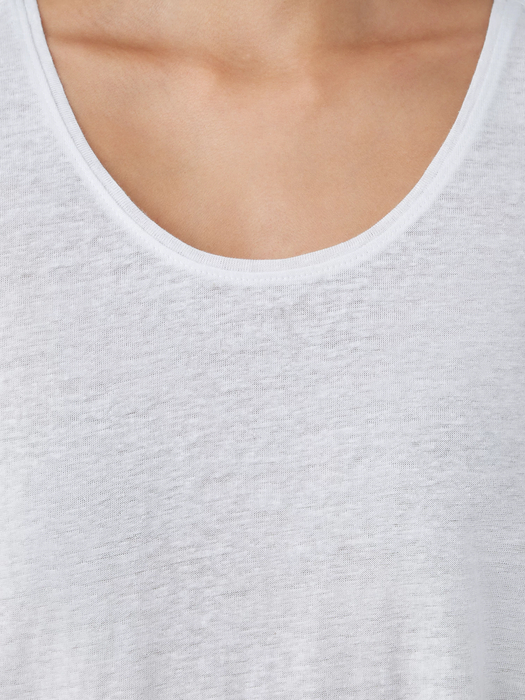 Organic Linen Jersey Long Tank - Eileen Fisher Outlet