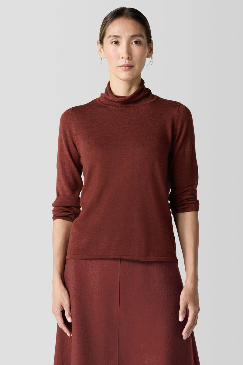 Felted Wool Jersey Cargo Pant in Regenerative Wool - Eileen Fisher Outlet