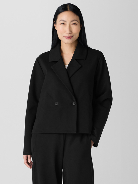 Washable Flex Ponte Short Blazer - Eileen Fisher Outlet