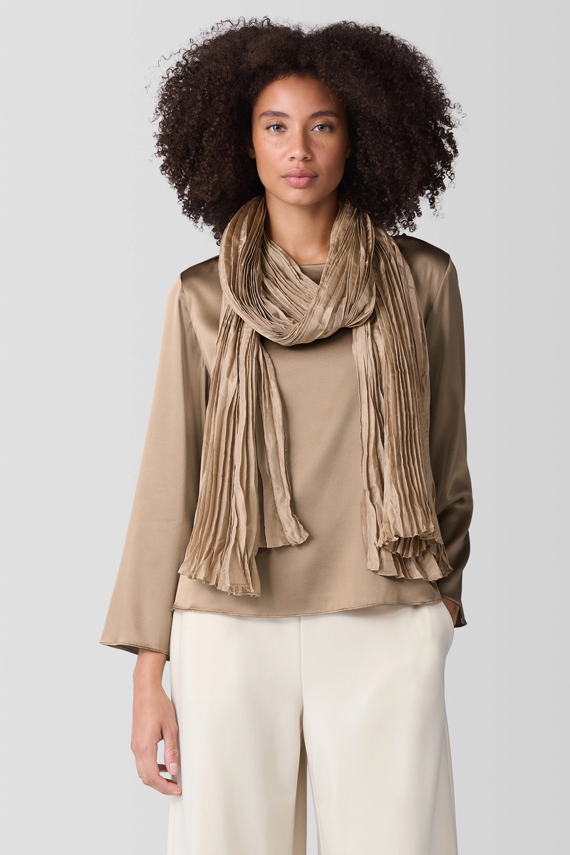 Textured Italian Leather Phone Pouch - Eileen Fisher Outlet