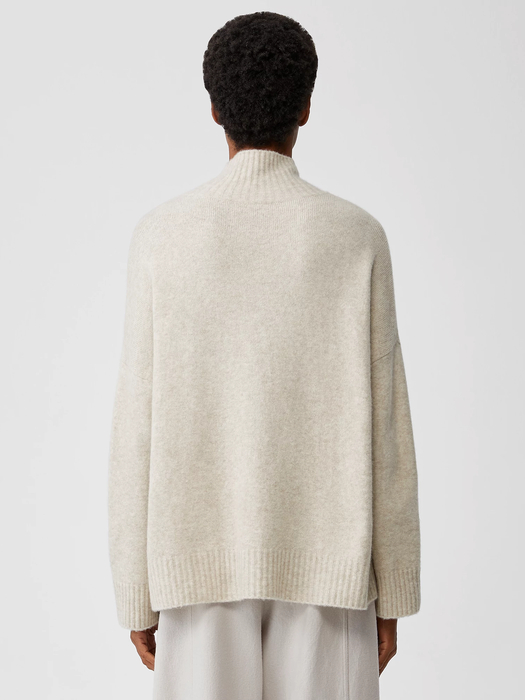 Cashmere Silk Bliss Turtleneck Box-Top - Eileen Fisher Outlet