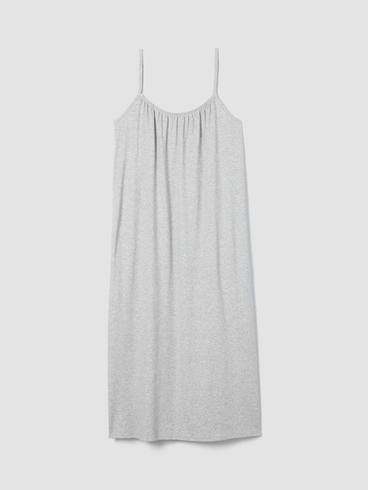 Mélange Organic Cotton Interlock Cami Sleep Dress - Eileen Fisher Outlet