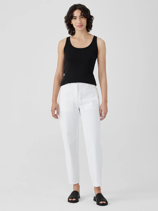 Organic Cotton Denim Lantern Jean - Eileen Fisher Outlet