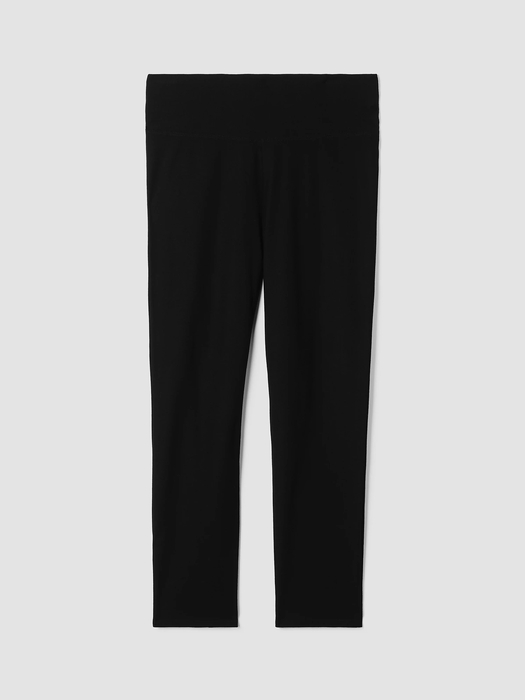 Washable Stretch Crepe High-Waisted Pant - Eileen Fisher Outlet