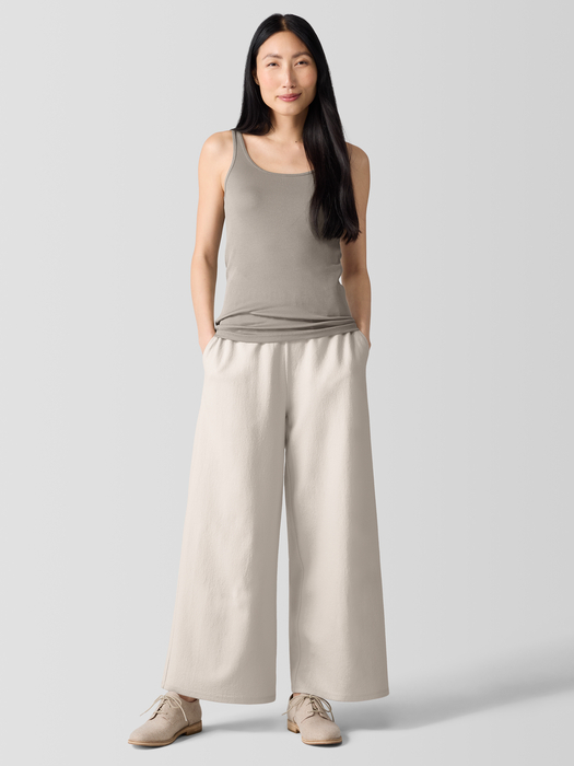 Organic Cotton Stretch Rib Tank - Eileen Fisher Outlet