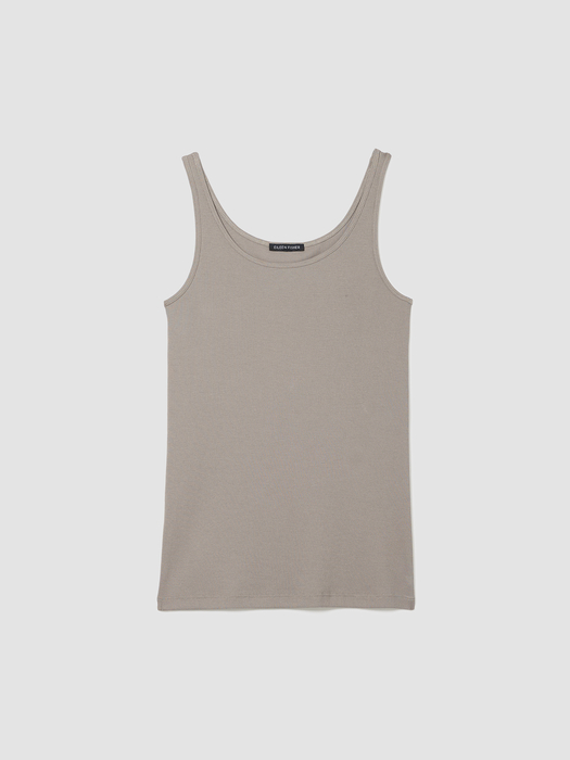 Organic Cotton Stretch Rib Tank - Eileen Fisher Outlet