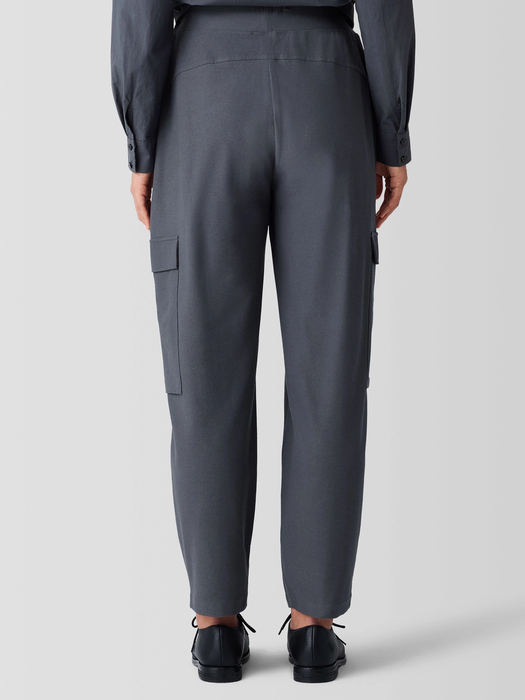 Washable Stretch Crepe Cargo Pant - Eileen Fisher Outlet