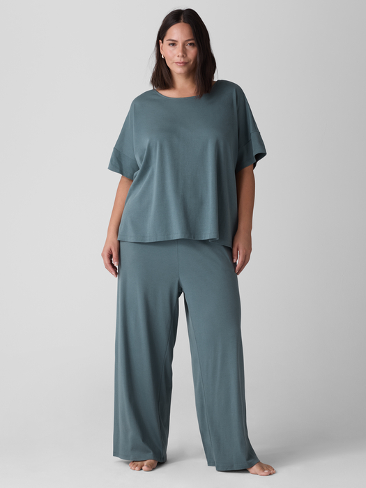 Organic Cotton Interlock Sleep Tee - Eileen Fisher Outlet