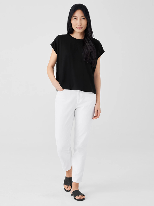 Fine Jersey Square Top | Eileen Fisher Outlet - Eileen Fisher Outlet