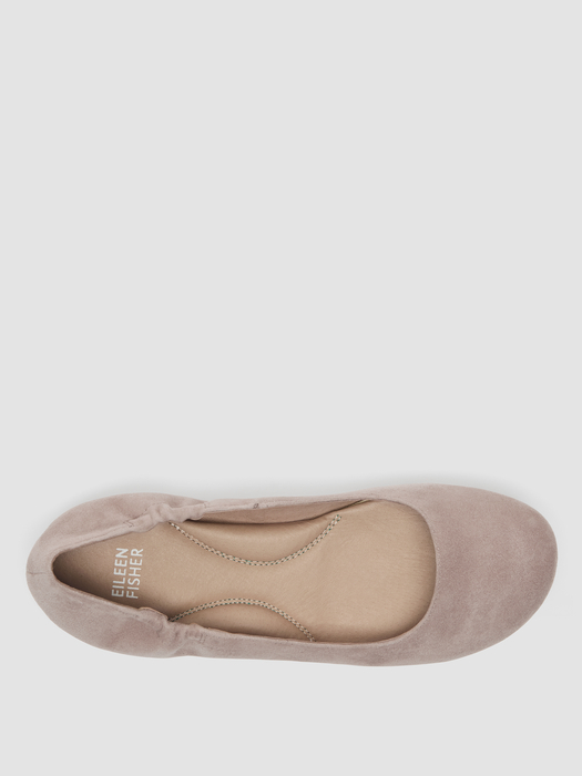 Fosse Suede Ballet Flat - Eileen Fisher Outlet
