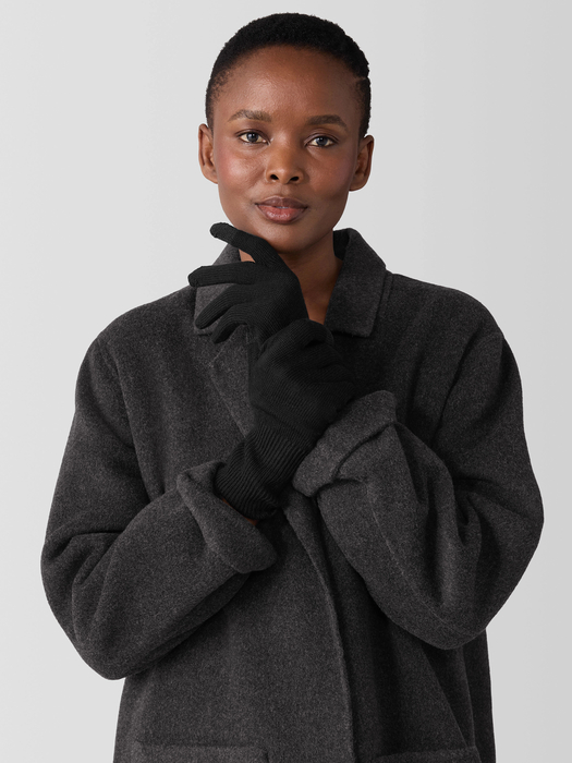 Merino Gloves in Regenerative Wool - Eileen Fisher Outlet