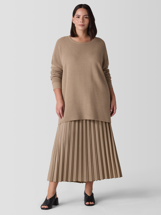 Woven Wool Silk A-Line Skirt - Eileen Fisher Outlet
