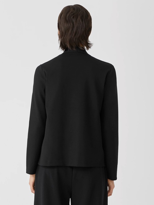 Washable Flex Ponte High Collar Jacket - Eileen Fisher Outlet