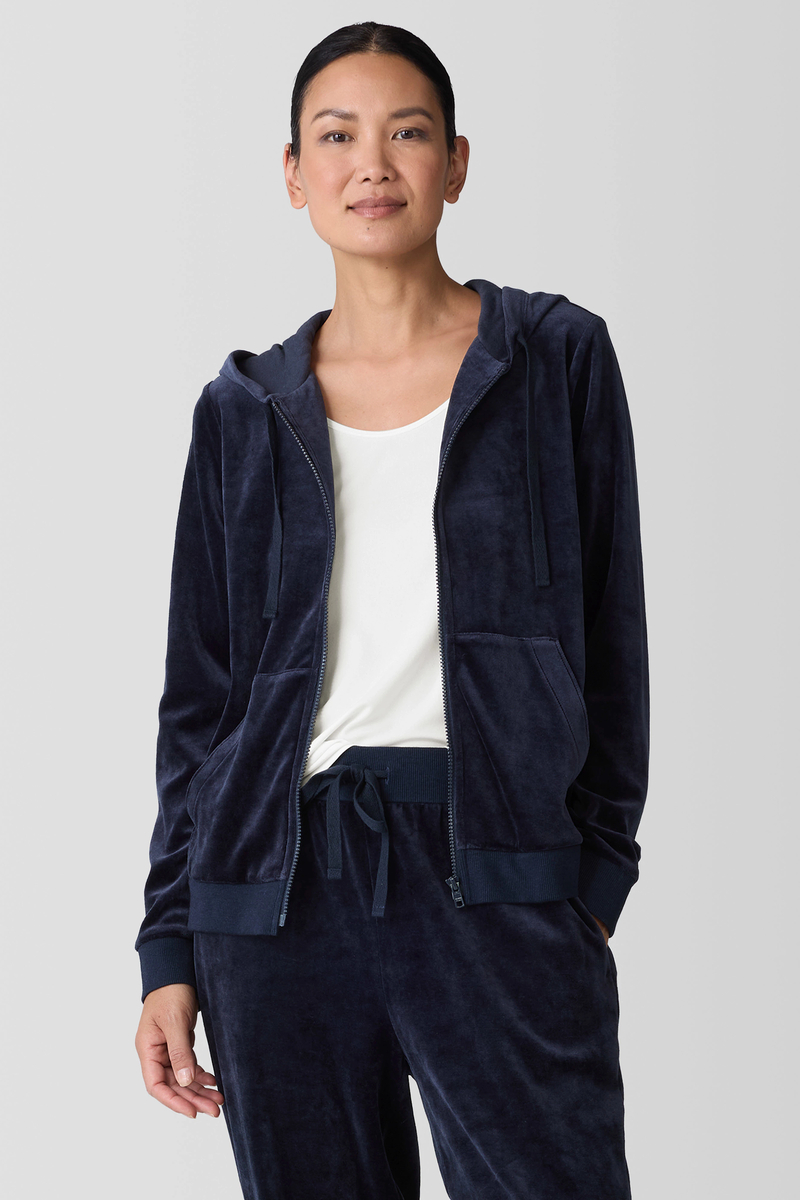 Cozy Velour Knit Jogger Pant - Eileen Fisher Outlet