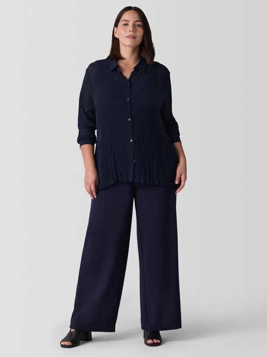 Washable Flex Ponte Wide Trouser Pant - Eileen Fisher Outlet
