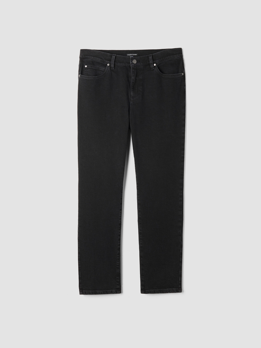 Cotton Stretch Denim Slim Jean - Eileen Fisher Outlet