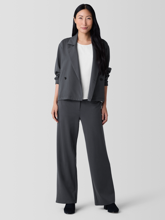 Washable Flex PonteWide Trouser Pant - Eileen Fisher Outlet
