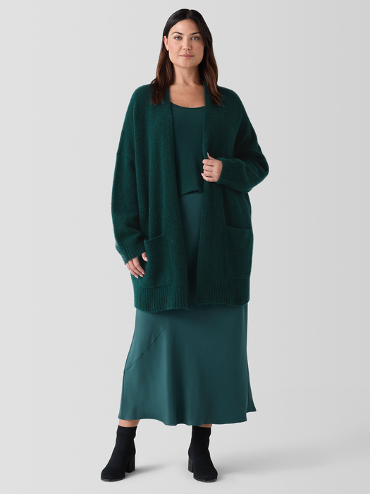 Silk Double Crepe Bias Skirt - Eileen Fisher Outlet