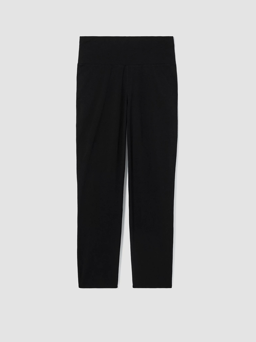 Traceable Cotton Jersey High-Waisted Pant - Eileen Fisher Outlet