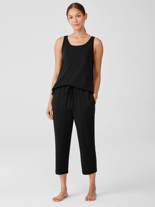 Organic Cotton Interlock Slouchy Sleep Pant - Eileen Fisher Outlet