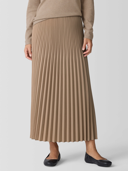Woven Wool Silk A-Line Skirt - Eileen Fisher Outlet