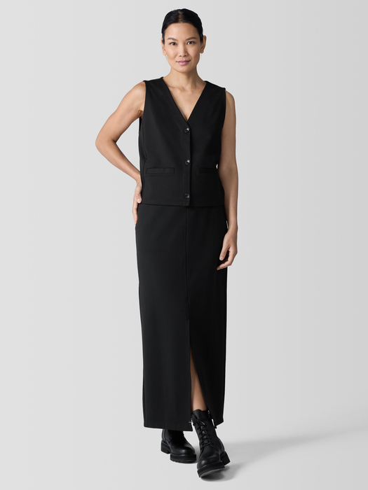 Washable Flex Ponte Skirt - Eileen Fisher Outlet