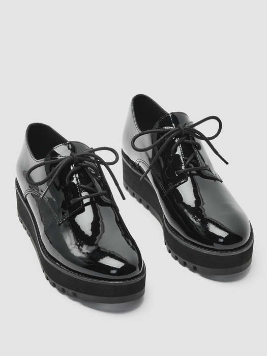 Eddy Patent Leather Platform Oxford - Eileen Fisher Outlet