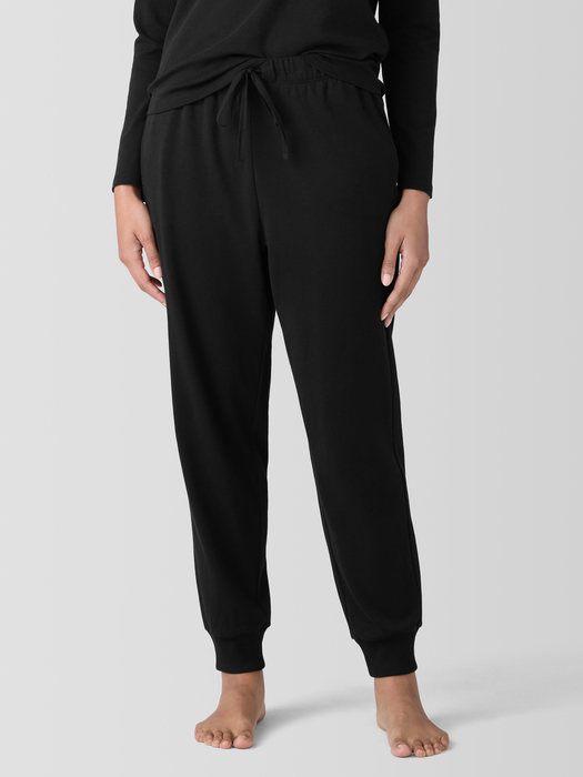 Organic Cotton Interlock Jogger Sleep Pant - Eileen Fisher Outlet
