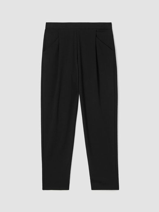 Cotton Blend Ponte Tapered Pant - Eileen Fisher Outlet