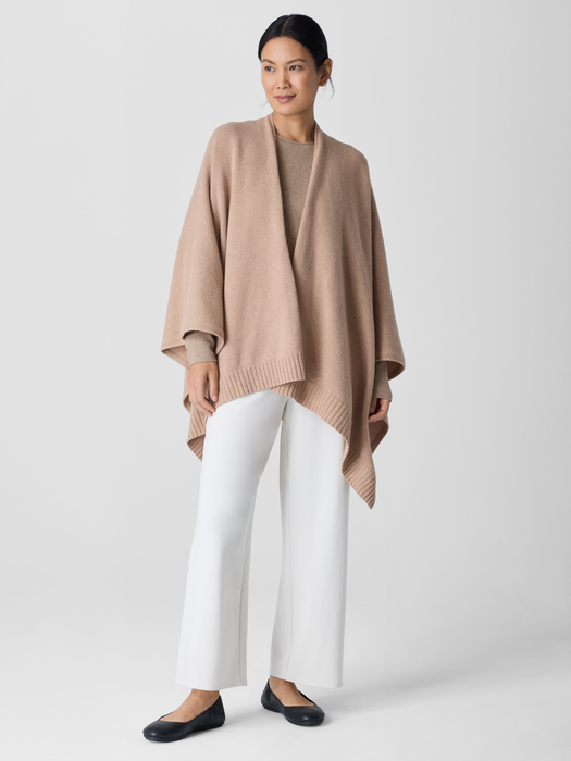 Recycled Cashmere Wool Poncho - Eileen Fisher Outlet