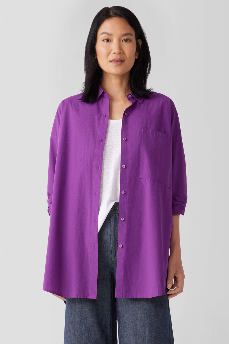 Organic Cotton Corduroy Wide-Leg Pant - Eileen Fisher Outlet