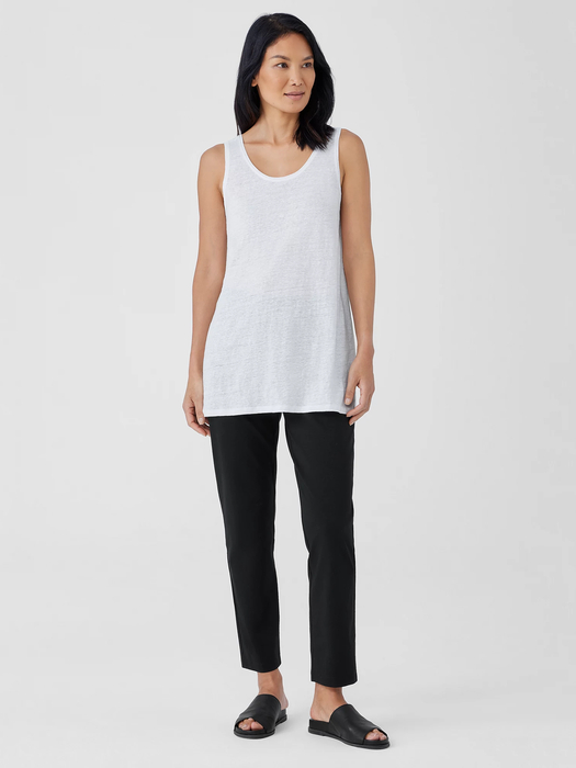 Organic Linen Jersey Long Tank - Eileen Fisher Outlet