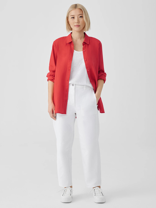 Organic Cotton Denim Lantern Jean - Eileen Fisher Outlet