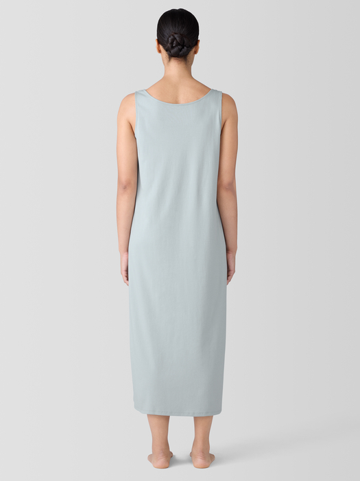Organic Cotton Interlock Tank Sleep Dress - Eileen Fisher Outlet