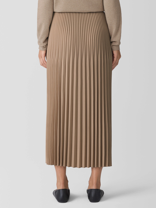 Woven Wool Silk A-Line Skirt - Eileen Fisher Outlet