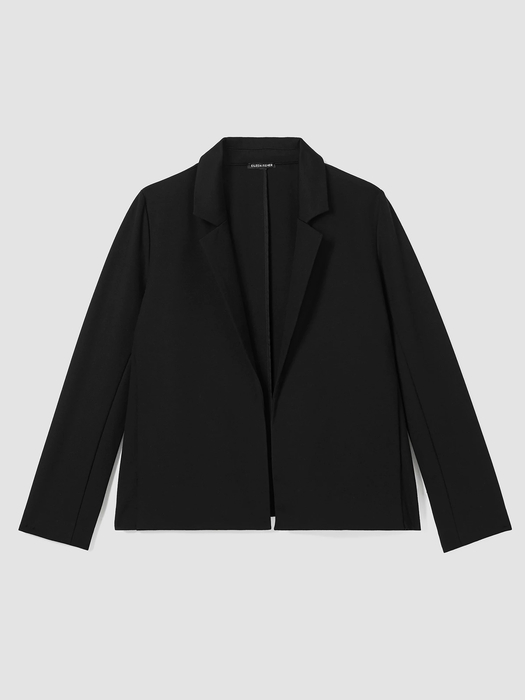 Washable Flex Ponte Notch Collar Blazer - Eileen Fisher Outlet